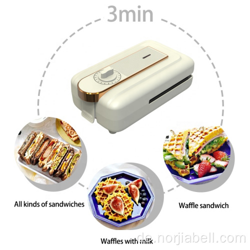 Haushaltsautomatische Abnehmbare Platten Timing Panini Maker